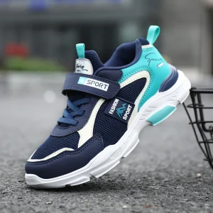 Chaussures enfants garçon baskets sportives printemps automne respirantes antidérapantes mode moderne facile à ajuster