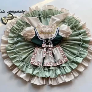Robe princesse Lolita fille demoiselle d’honneur mariage robe Eid fille Turquie style européen américain polyester Robe princesse Lolita fille demoiselle d’honneur mariage robe Eid fille Turquie style européen américain polyester