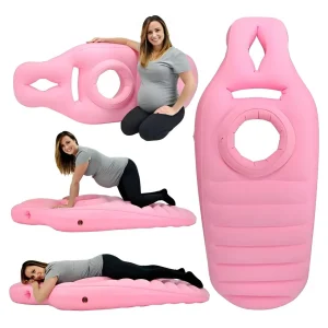 Oreiller gonflable pour femmes enceintes matelas de grossesse confort maternité rose Oreiller gonflable pour femmes enceintes matelas de grossesse confort maternité rose