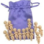 Ensemble figurines Douzième nuit Fête carnaval 13pcs avec sac cadeau violet satiné jouets bébé baptême