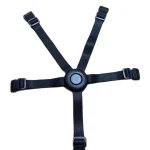 Harnais de rechange poussette bébé Silver Cross Wave Balmoral Pioneer Wayfarer Pop Jet Zest  Support fixation nylon plastique noire  Équipement bébé sécurisé universel