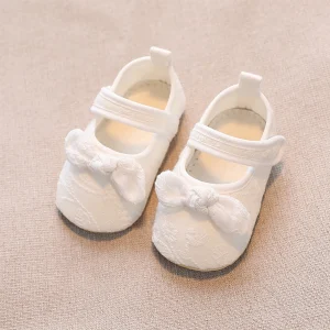 Chaussures bébé fille antidérapantes nœud papillon princesse printemps automne premier marcheur baptême mariage naissance Chaussures bébé fille antidérapantes nœud papillon princesse printemps automne premier marcheur baptême mariage naissance