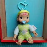 Poupée bébé réelle 17cm jouet éducatif pour enfant style cartoon tétine pomme accessoires cadeau bébé fille garçon jouet éveil