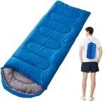 Sac de couchage camping hiver ultraléger imperméable Royal blue sacs randonnée voyage outdoor 0.7kg