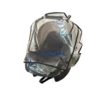 Couverture transparente antipluie pour siège auto bébé protection imperméable facile à installer design épuré style moderne matériau EVA usage quotidien sortie en voiture