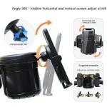 Support téléphone/tablette 360° poussette ABS universel bébé confort sécurité