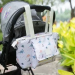 Sac de rangement universel pour poussette landau sac à langer accessoire maman à la mode sac à dos bébé portefeuille universel