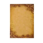 Lot de 8 feuilles papier kraft double face style fleuri 152x203cm stationnaire écologique rétro usage multiple