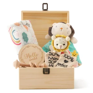 Ensemble de serviette de bain pour nouveauné jouet en bois hochet chaussettes cadeau naissance bébé éveil et confort Ensemble de serviette de bain pour nouveauné jouet en bois hochet chaussettes cadeau naissance bébé éveil et confort
