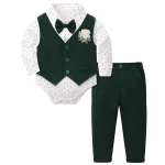 Costume de baptême bébé garçon ensemble formel occasion spéciale baptême mariage anniversaire style classique 01 ans