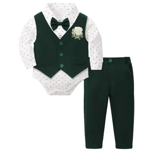 Costume de baptême bébé garçon ensemble formel occasion spéciale baptême mariage anniversaire style classique 01 ans Costume de baptême bébé garçon ensemble formel occasion spéciale baptême mariage anniversaire style classique 01 ans
