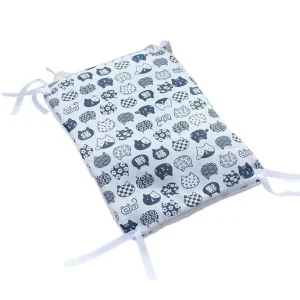 Tapis de plateforme pour cage à chat double face chaud et confortable couverture de hamac en toile et coton PP matelas d&rsquo;hiver pour animaux de compagnie  blanc