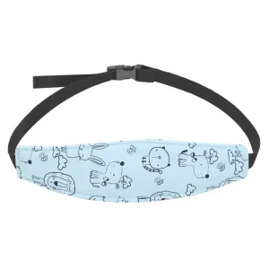 Bandeau tête bébé réglable en coton doux design animal motifs nuages usage multifonctions confort bébé fille garçon