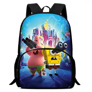 Sac à dos enfant dessin animé coloré jaune rose bleu poissons poissons université école loisirs durable confortable. Sac à dos enfant dessin animé coloré jaune rose bleu poissons poissons université école loisirs durable confortable.