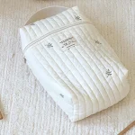 Sac à couches portable pour poussette matelassé pour bébé organizer brodé sacs pour maman accessoires pour bébés sac à langer de rangement