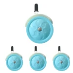 Roues silencieuses pour poussettes extérieures  4 pièces  Design moderne  Matériaux durables  Facilité de montage  Usage outdoor  Idéal pour meubles et chariots