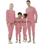 Ensembles de pyjamas de Noël assortis pour la famille, vêtements de nuit pour enfants, bébé, colonne vertébrale, papa, renne, arbre de Noël, garçons, filles – FM12