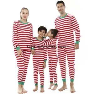 Ensembles de pyjamas de Noël assortis pour la famille, vêtements de nuit pour enfants, bébé, colonne vertébrale, papa, renne, arbre de Noël, garçons, filles – FM12