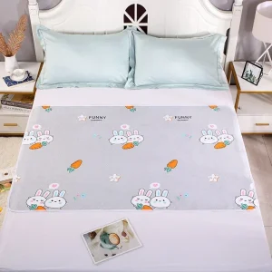 Matelas imperméable et lavable pour bébé housse décorative avec motifs mignons protègelit doux et sécuritaire 35x45cm gris