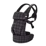 Portebébé ergonomique noir pieddepoule sécurité confort nouveauné enfant poussette accessoire portage bébé sac à dos bébé