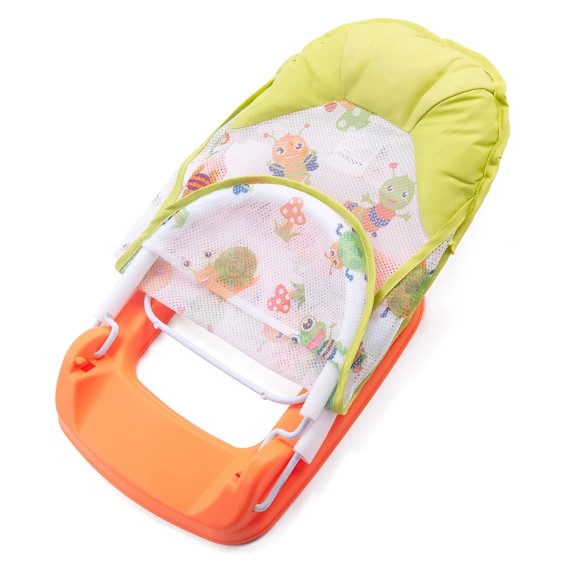 Baignoire bébé ibaby DELUXE siège de bain pliable confortable design moderne motifs colorés antidérapant sécurité maximale idéal pour les nouveaunés