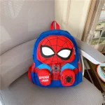 Sac à dos Spiderman pour enfants 38 ans sac d&rsquo;école maternelle ajustable léger et waterproof en Oxford style fun et sécuritaire
