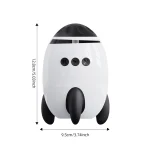 Hautparleur portable Bluetooth pour bébé musique apaisante design moderne compact sans fil multifonctionnel qualité premium blanc