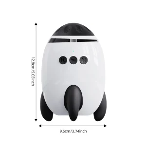 Hautparleur portable Bluetooth pour bébé musique apaisante design moderne compact sans fil multifonctionnel qualité premium blanc