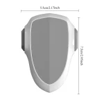 Serrure de sécurité pour bébé protection pour four verrouillage à l&rsquo;épreuve des enfants design moderne gris