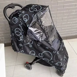 Housse de pluie pour poussette parebrise voiture enfant protection universelle bébé contre la pluie et le vent Housse de pluie pour poussette parebrise voiture enfant protection universelle bébé contre la pluie et le vent