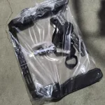 Gardecorps de siège de vélo électrique pliable pour enfant rotatif antichute portable et réglable pour dossier arrière de moto  Guardrail