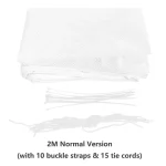 Filet de Protection pour Bébé Sécurité Escalier Balcon Barrière AntiChute 2m Blanc Élégant Durable