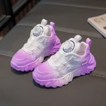 Baskets Unisexes Enfants Sport Décontractées AntiGlisse Respirantes Confort Qualité Design Moderne Couleurs Graduées Tailles Adaptables Bébés Garçons Filles