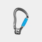 Kailas Mousqueton Astroentos Aluminium Léger Verrouillage Sécurisé Équipement Escalade Outdoor Design Moderne Finition Gris Métallisé