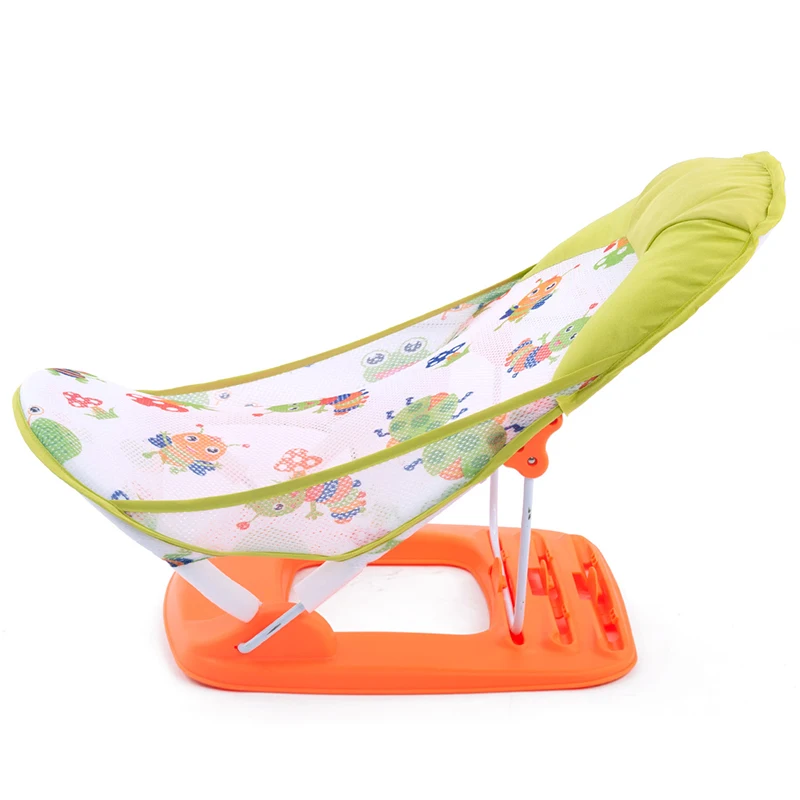 Baignoire bébé ibaby DELUXE siège de bain pliable confortable design moderne motifs colorés antidérapant sécurité maximale idéal pour les nouveaunés
