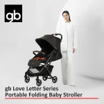 Poussette bébé pliable légère gb siège inclinable amortisseurs toutterrain freinage lié harnais 5 points portage bébé sécurisé style urbain certification CE