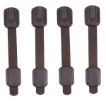 Straps de sécurité pour enfants fixation sécurisée fourgon bagages maintien qualité premium design fonctionnel marron foncé four