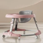 Déambulateur pliable multifonctionnel antirenversement bébé 618 mois musique réglable 7 vitesses style moderne et minimaliste poussettes accessoires bébéปลอดภัย et pratique