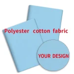 Tissu polyester coton couture personnalisée bébé robe drap de lit 140cm tissu imprimé doux résistant