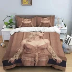 Parure de lit bébé étoiles Star BE Singer housse de couette taie d&rsquo;oreiller King Queen Size 100% polyester enfant adulte style simple confortable et durable