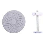 Protègemur mural sans perçage pour portes bébé fixation sécurisée plastique et métal design moderne durable et pratique