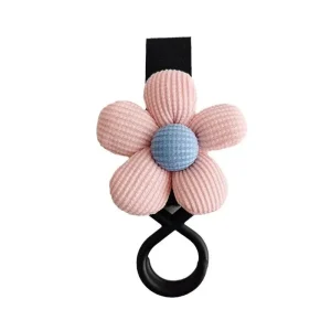 Pince à cheveux fleur Sweet Flower en coton imprimé accessoire mode pour enfant fille design floral rose bleu idée cadeau original Pince à cheveux fleur Sweet Flower en coton imprimé accessoire mode pour enfant fille design floral rose bleu idée cadeau original