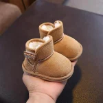 Bottes de neige d&rsquo;hiver pour bébé fille et garçon 018 mois chaussures chaudes en polaire antidérapantes  Khaki