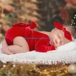 Costume pour nouveauné couvrechef barboteuse dos nu vêtements de pose pour photographie de bébé 01 mois unisex