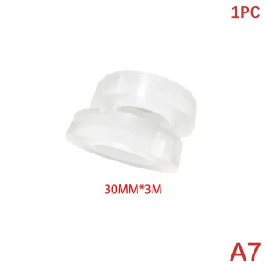 Adhésif transparent haute qualité rouleau 30mm 3m bricolage étiquettes étanchéité isolation film protection professionnels DIY organisation