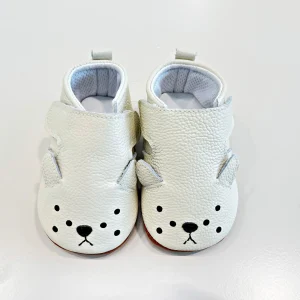 Chaussures de berceau bébé fille et garçon mocassins lion en cuir synthétique antidérapant unisex premier pas design animal 01 ans