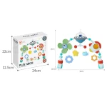 Arc d&rsquo;activité bébé jouet d&rsquo;éveil motricité fine développement sensoriel jouets suspendus jouets interactifs 012 mois poussettes accessoires jouets voiture bébé jouets tapis de jeu jouets教育 bébé