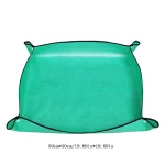 Tapis de plantation portable camping piquenique jardinage étanche pliable 50x50cm tapis de reprise de plantes matelas de sol durable