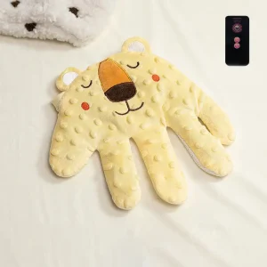 Gant apaisant lion en coton pour bébé jouet doux et sécuritaire accessoire de sommeil confortable