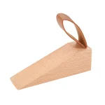 Cale anticollision en bois naturel pour bébé protection porte intérieure design moderne antidérapant sécurité style minimaliste antidérapant protection anticollision déco bois protection portes antidérapant